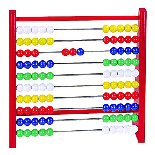 Detoa eveil l'abacus multicolore