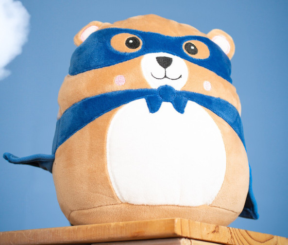 MUMBLES MM8012 - Ours super héro en peluche