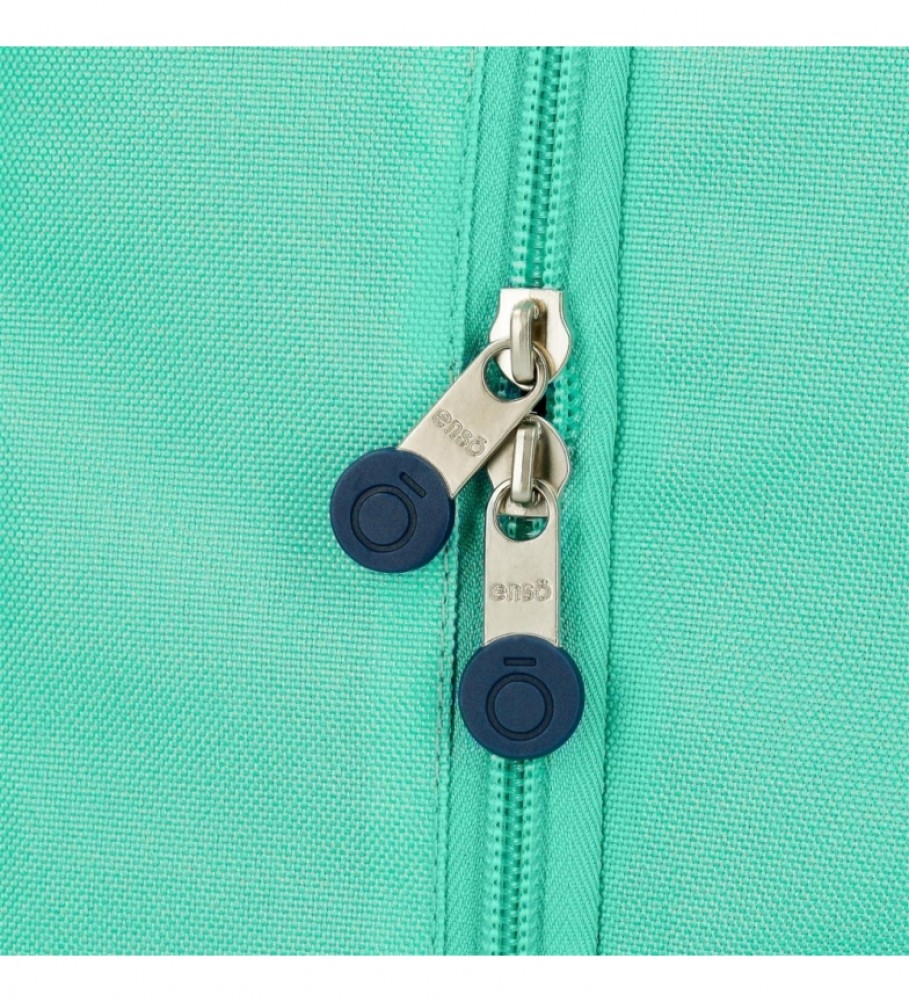 Enso Mochila con carro Basic -32x46x15cm- Turquesa
