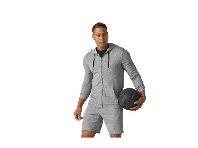 Heren hoodie met rits
