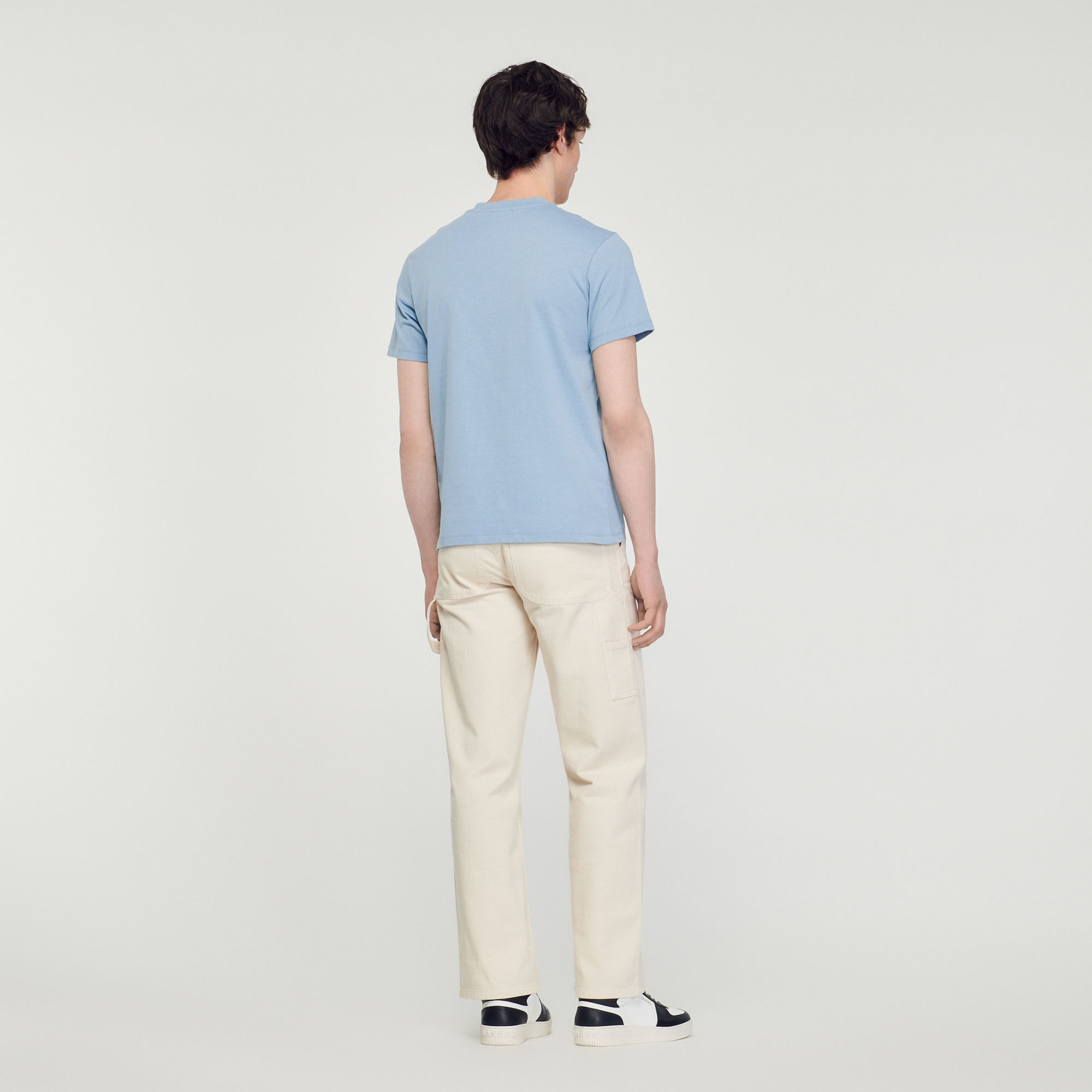 Tee-shirt patch fleur