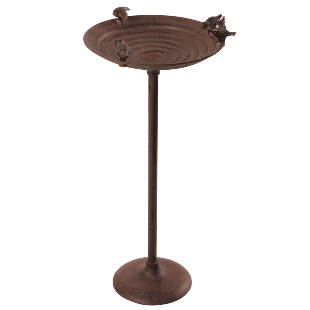 Baignoire pour oiseaux sur pied fonte