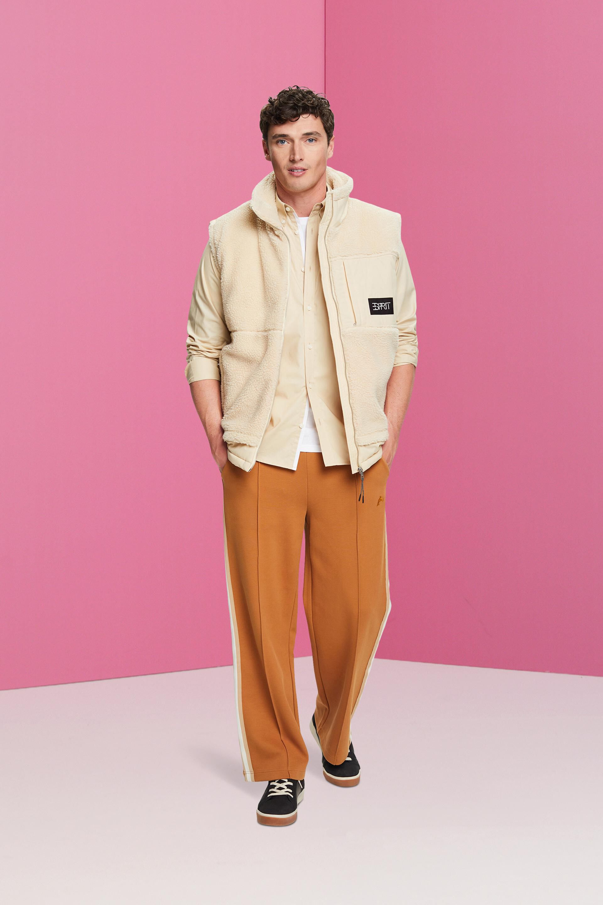 Chemise en coton dotée d'un col à pointes boutonnées