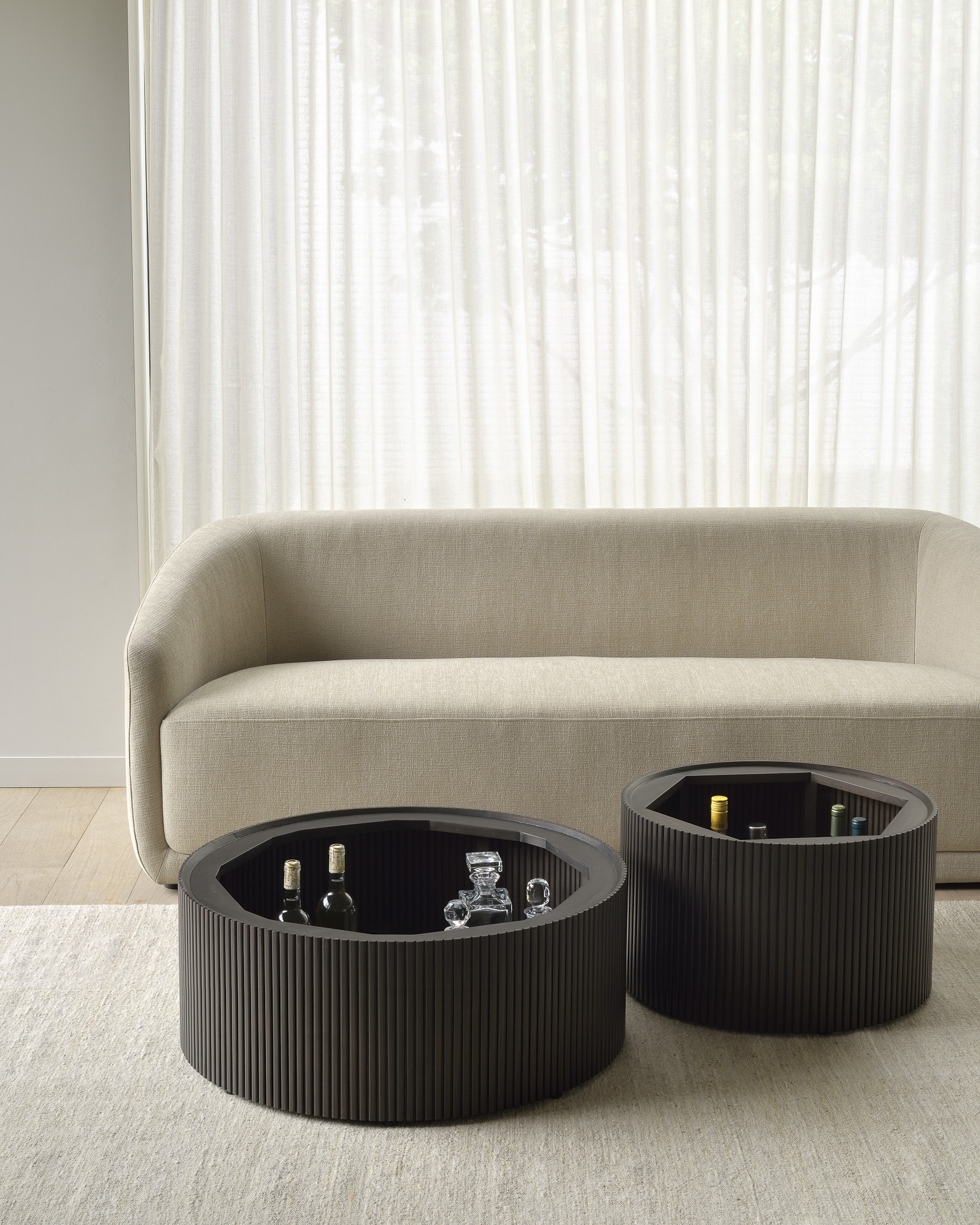 Roller Max koffietafel 80 - mahonie donkerbruin