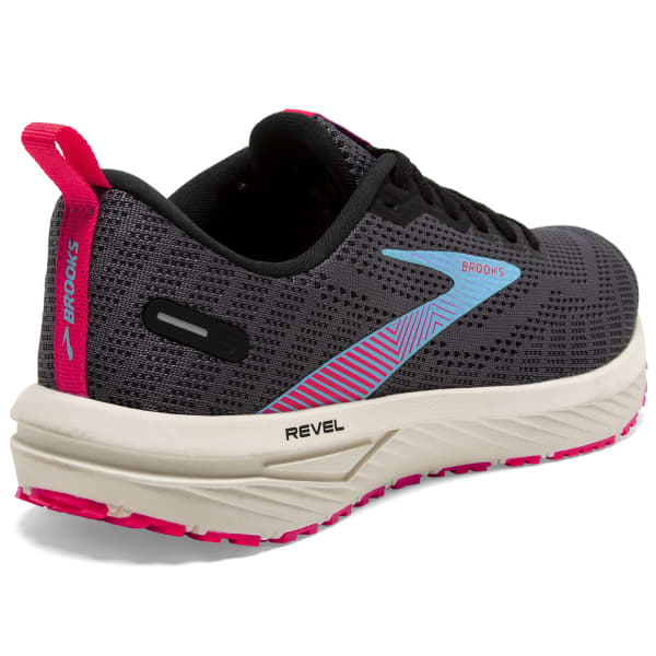 Chaussure running BROOKS REVEL 6 W BLACK/EBONY/BLUEFISH