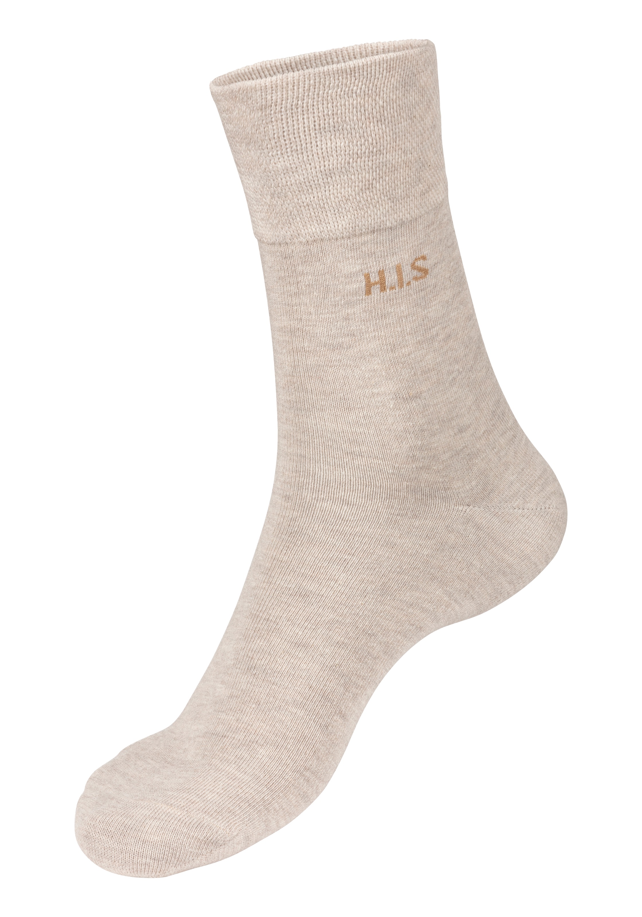 H.I.S Socken Packung, 12 Stk. tlg. ohne einschneidendes Gummi