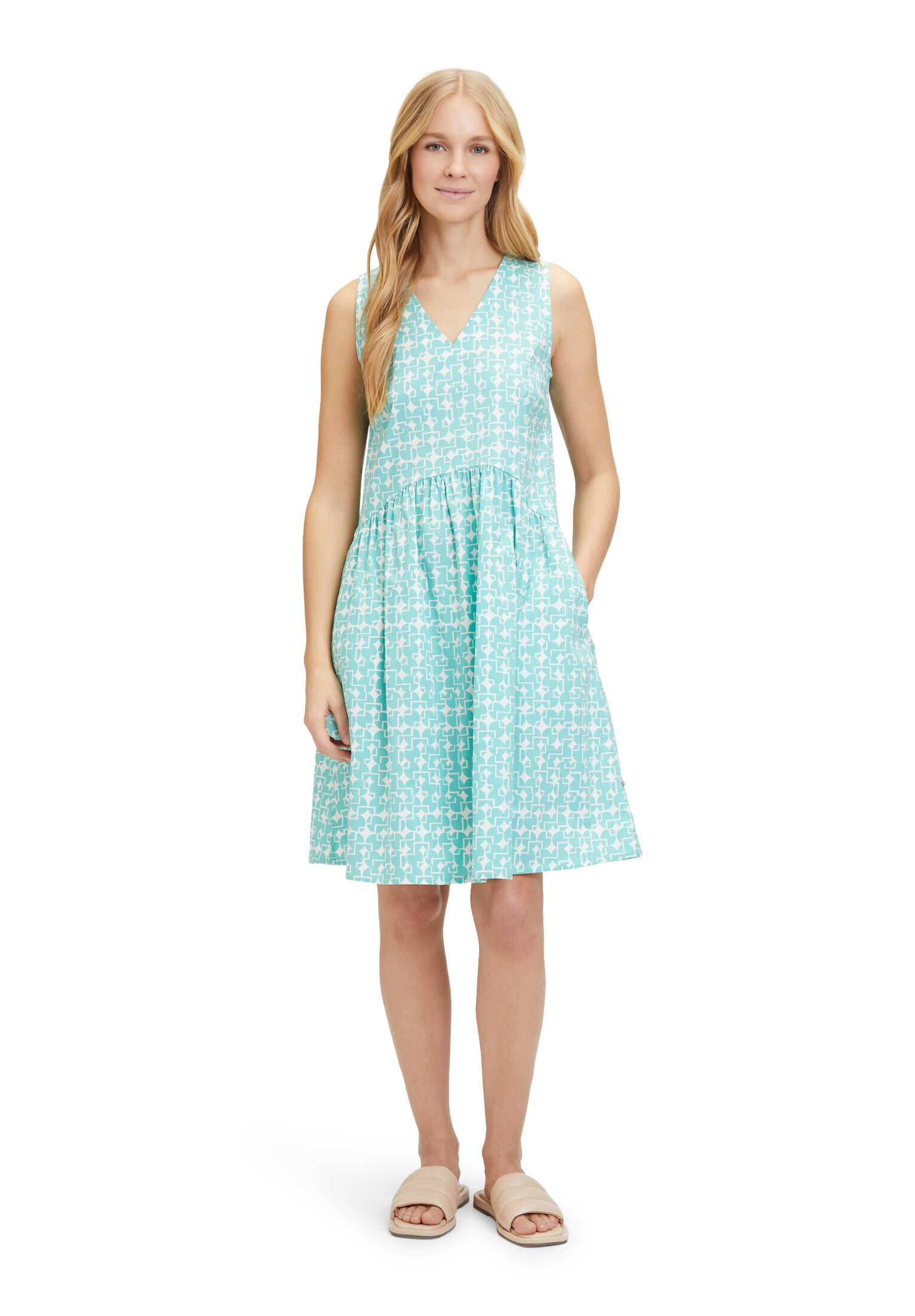 Vera Mont| Damen Basic-Kleid ohne Arm