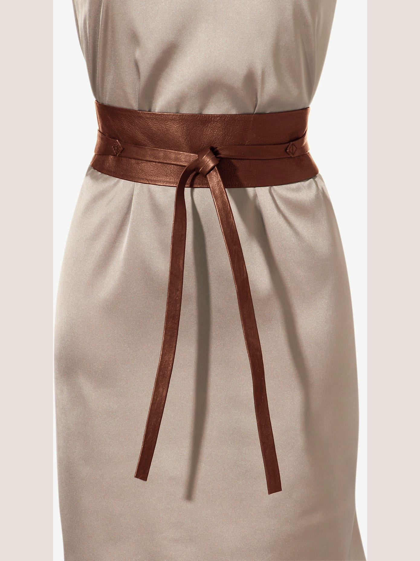Ceinture effet cache-cœur tendance