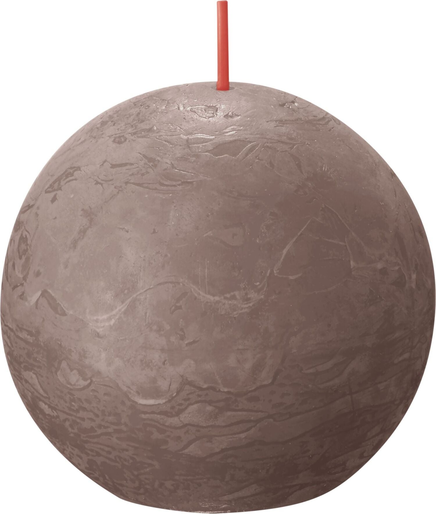 Bolsius bolkaars Rustiek Shine taupe 25 uur D 7,6 H 7,1 cm