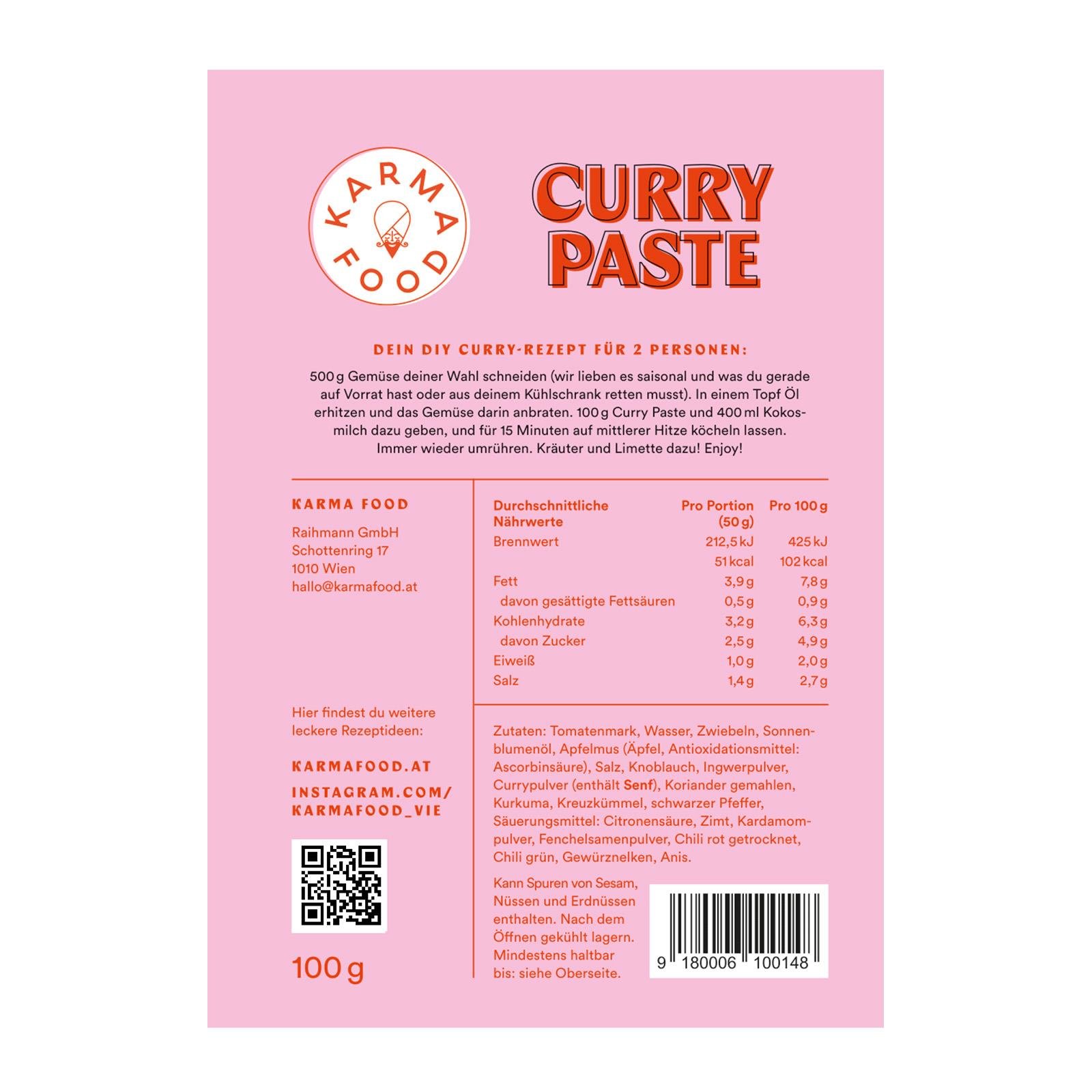 Karma Food Curry Paste