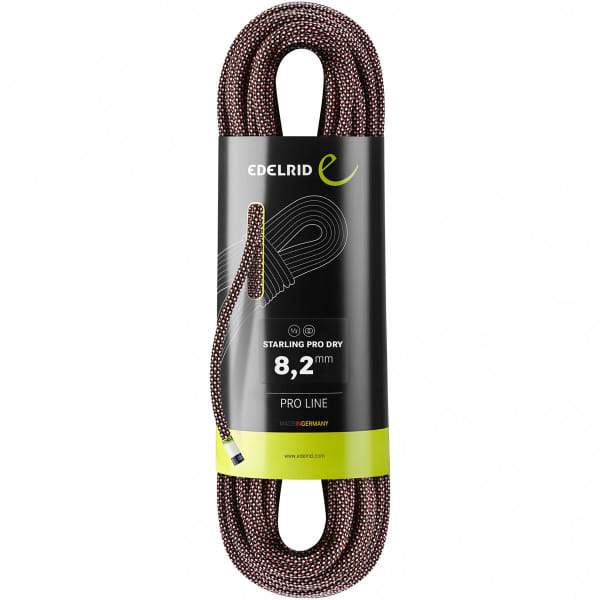 Corde alpinisme EDELRID STARLING PRO DRY 8,2MM 50M NIGHT