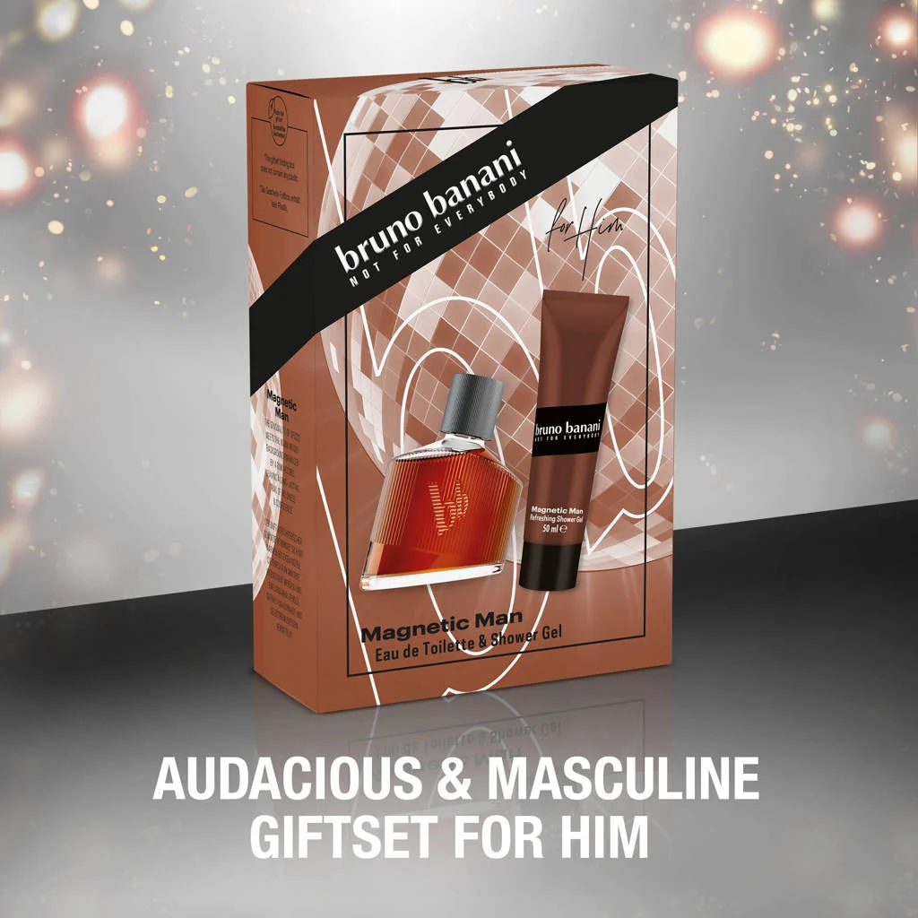geschenkset Magnetic Man - eau de toilette 30 ml + showergel 50 ml