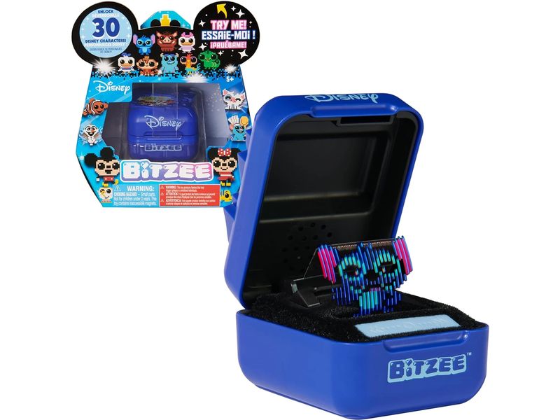 Spinmaster Bitzee Disney Blau Interaktives Spielzeug mit 30 Disney Figuren