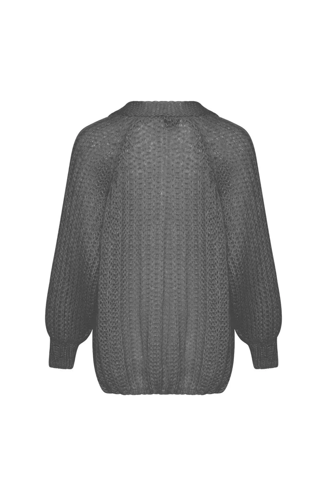 Noella Joseph Knit Cardigan 190 dark grey