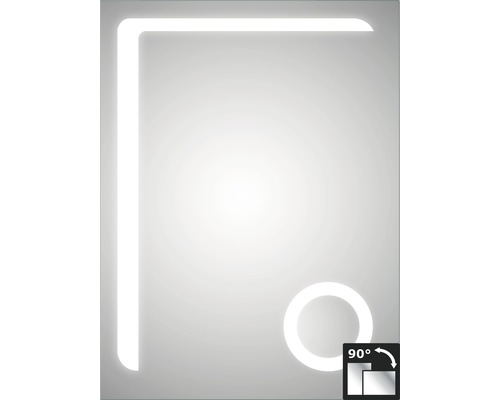 LED badkamerspiegel DSK Silver Arrow 60x80 cm IP 24 (spatwaterdicht)
