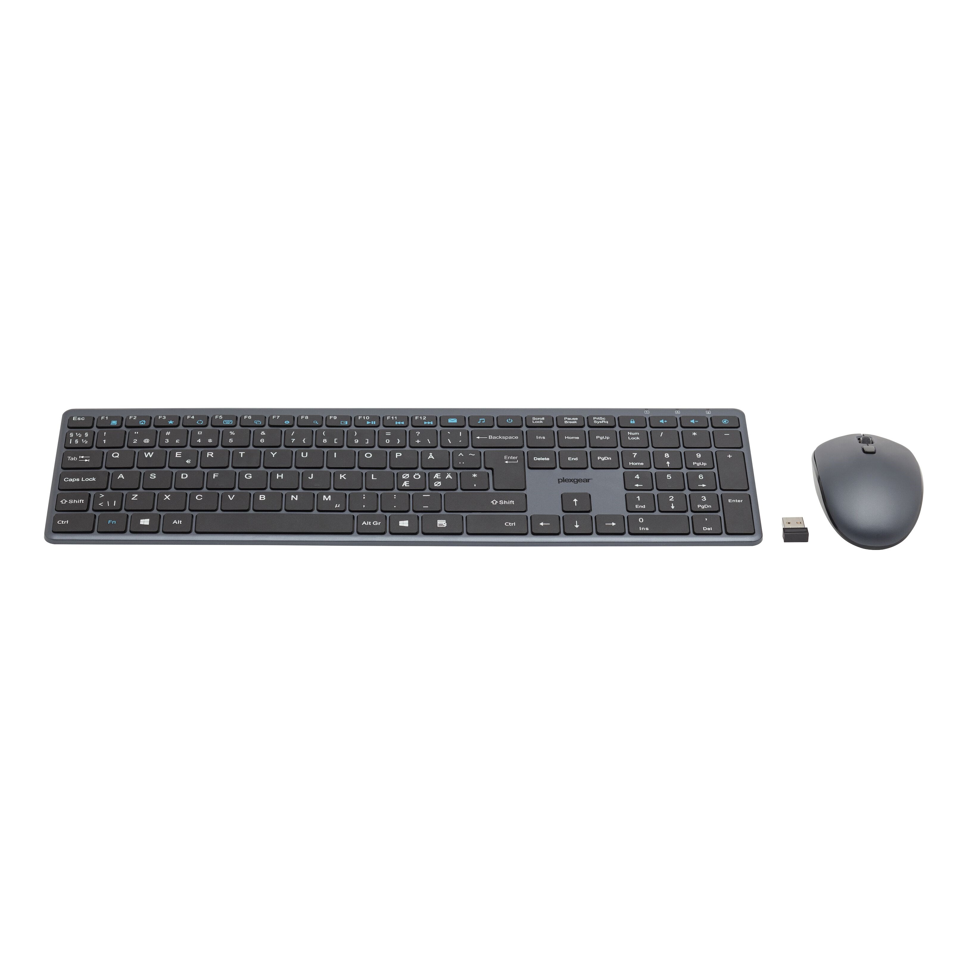 Plexgear Trådløst kontorsett MK114