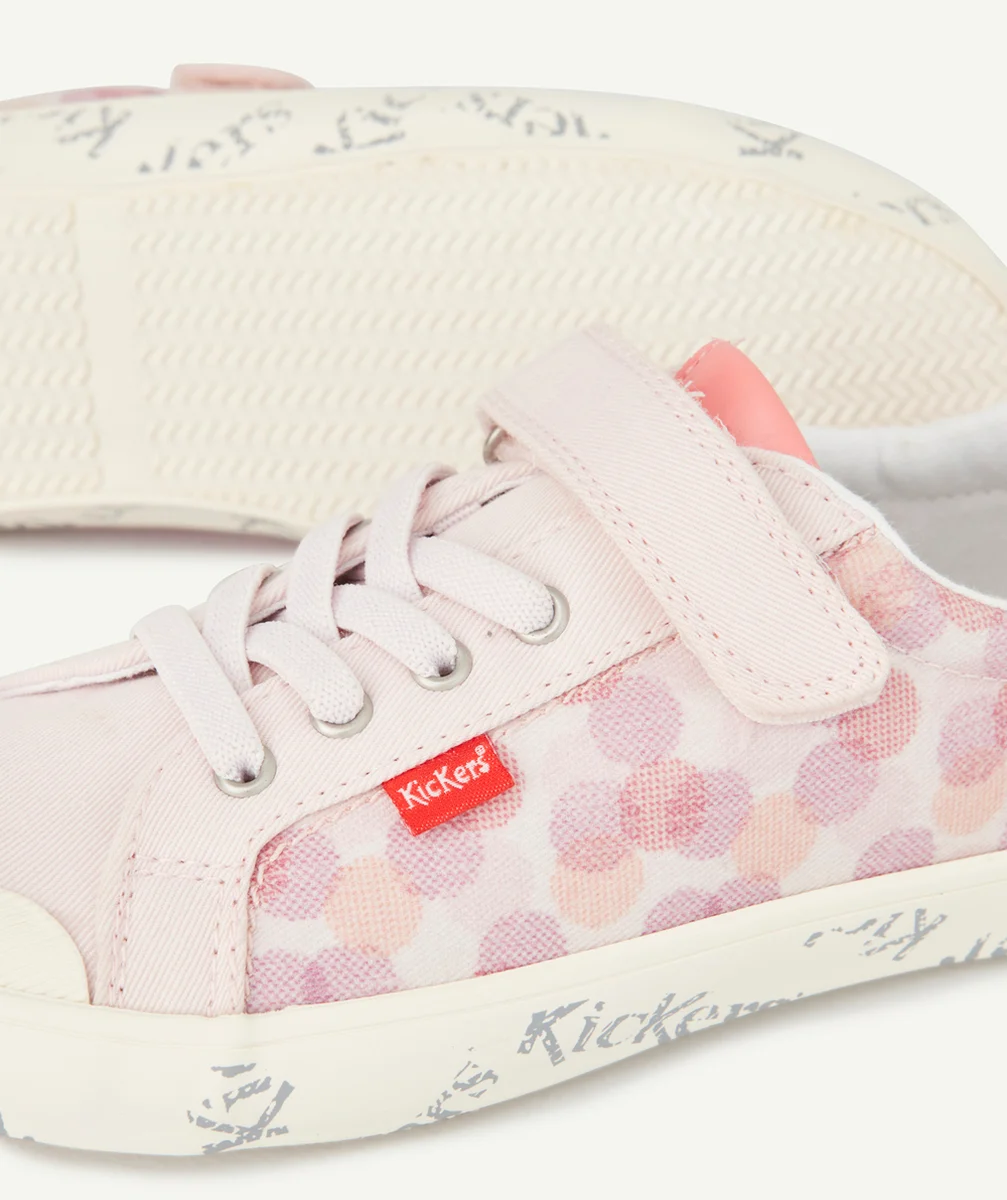 KICKERSBASKETS ROSES AVEC POIS COLORÉS FILLE