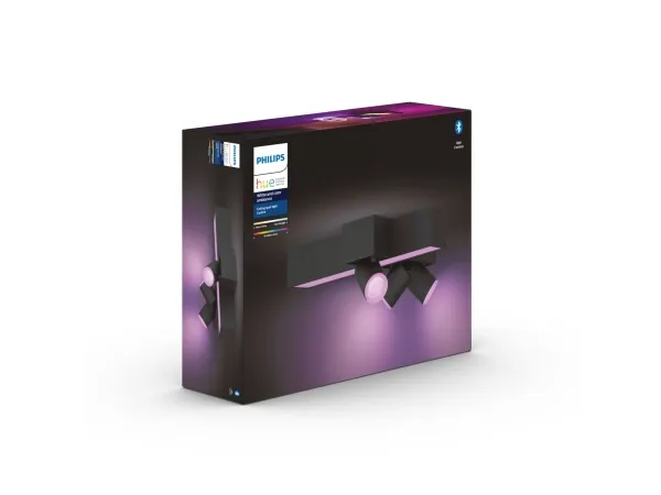Philips Hue White Color Ambiance Centris Kryds 3-Spot Sort - BT