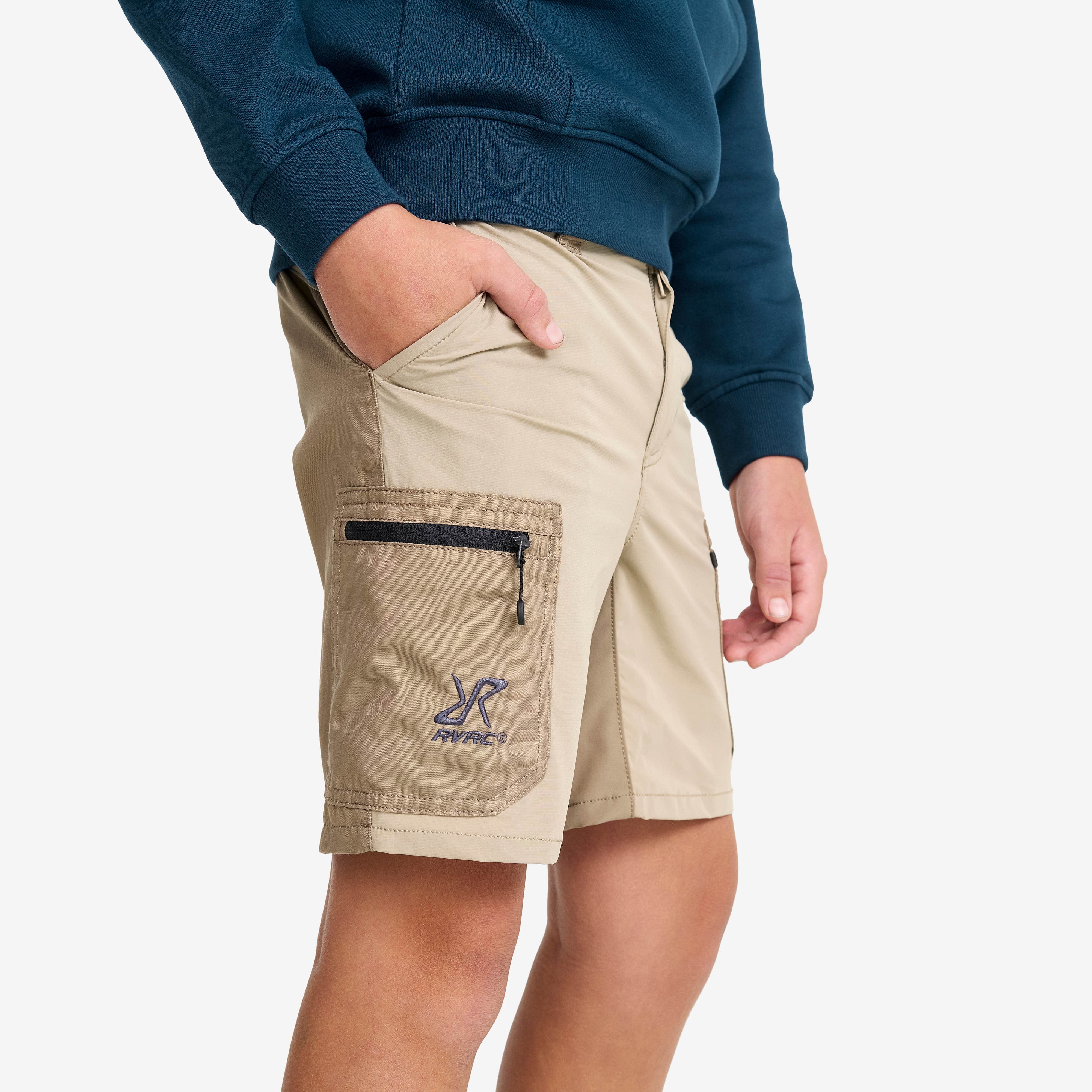 Rambler Lightweight Shorts Teens Aluminium/Brindle