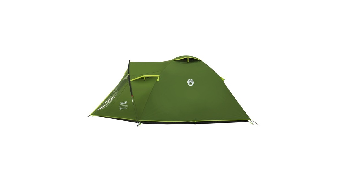 ColemanDarwin 3 Plus koepeltent  (Donkergroen/lichtgroen, met voorbouw, model 2025)