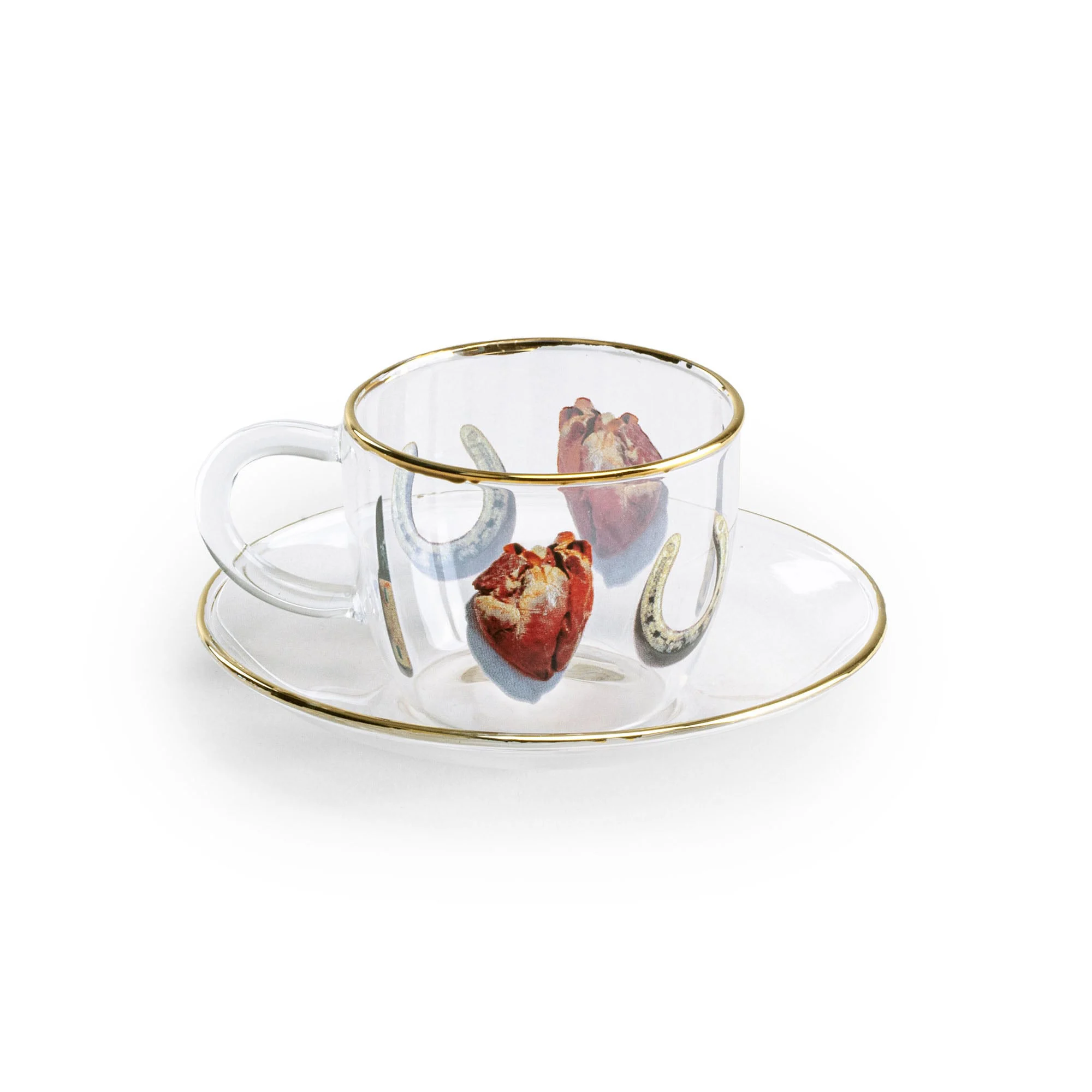 TOILETPAPER - I LOVE YOU - Tasse à café verre | Multicolore