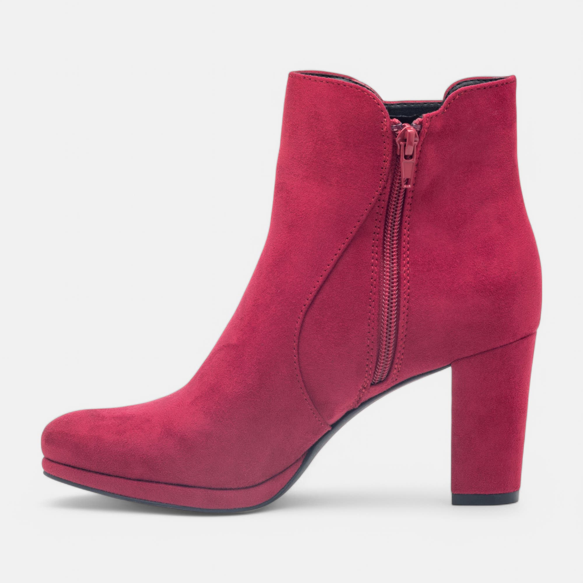 Bottines à talon Femme rouge