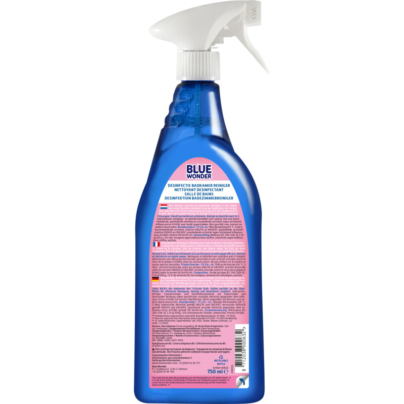 Blue Wonder Desinfectie bad & wc spray