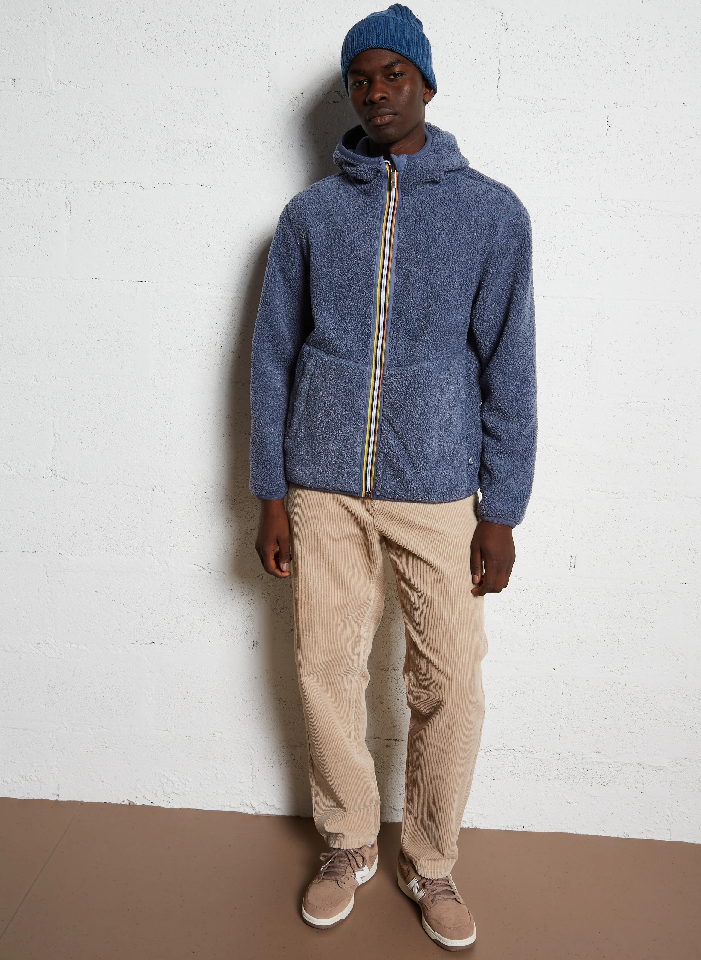 JACK SHERPA POLAR DOUBLE - Polaire à capuche | Bleu