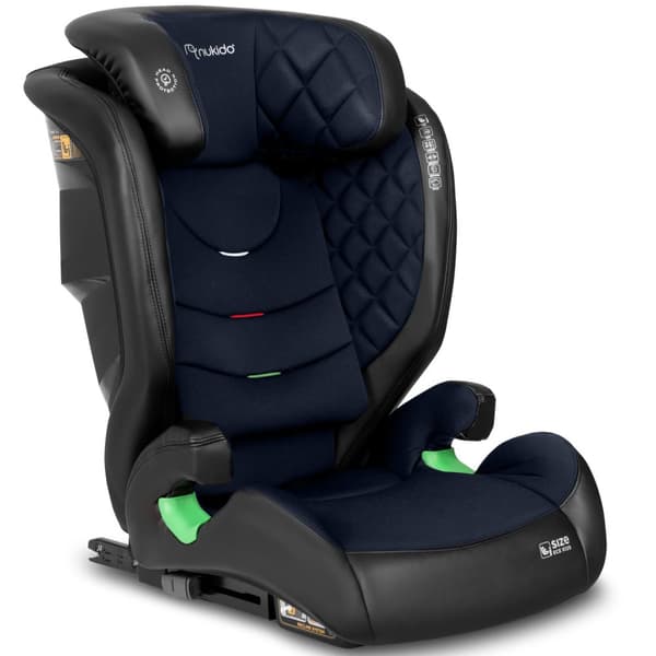 Bilstol Nukido Louis svart og marineblå 15-36 kg ISOFIX
