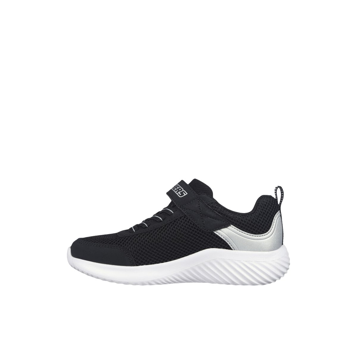 2X les points-Boundtech-jb-Baskets - Talon plat - Noir