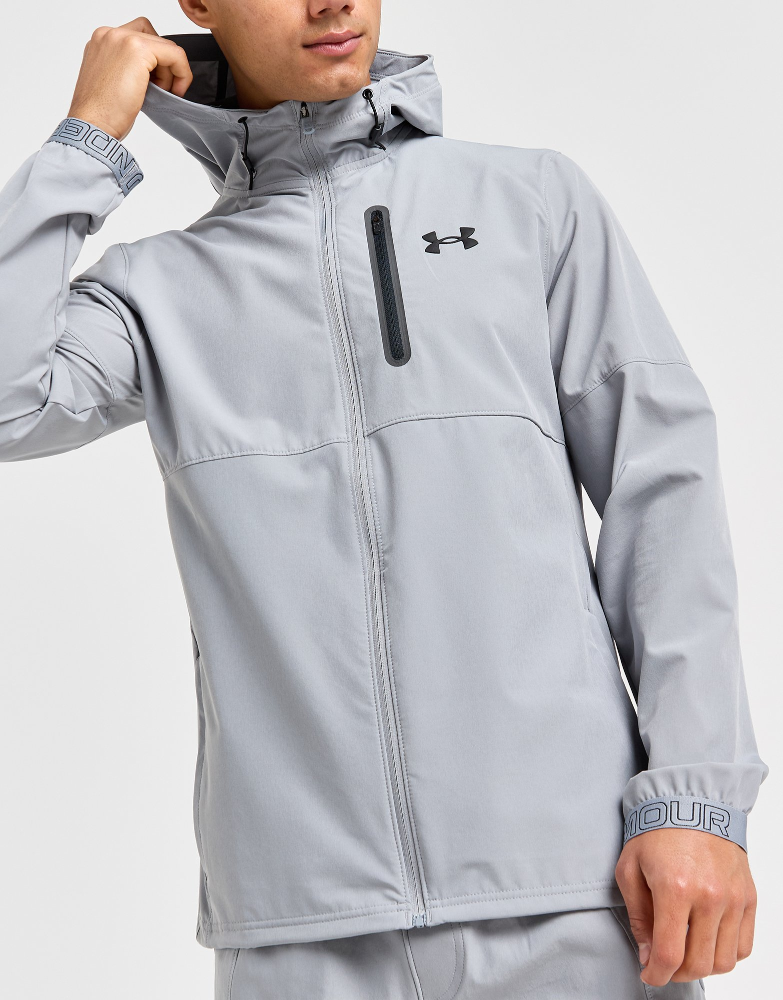 Under Armour Sweat à capuche Vanish Woven Zippé Homme