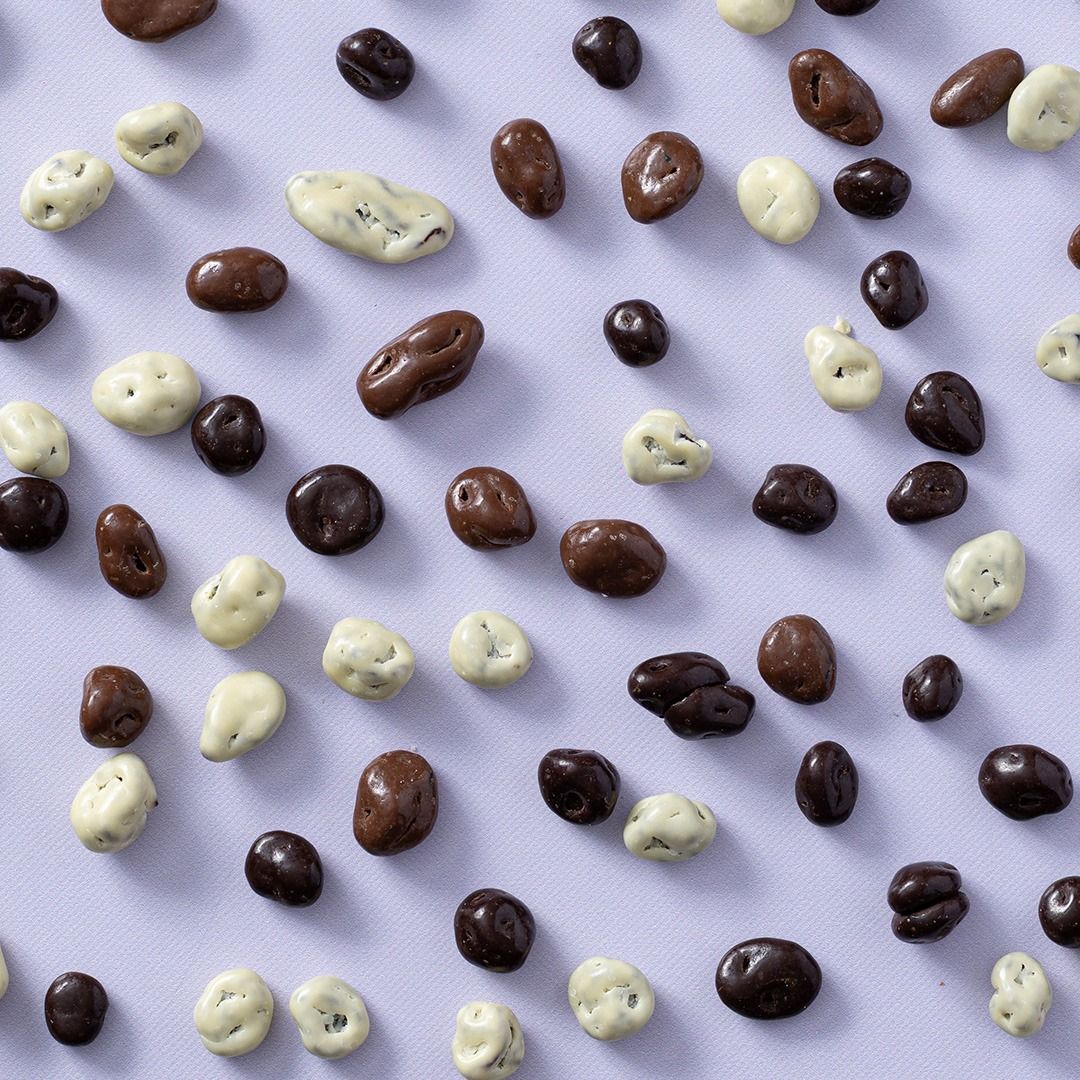 Chocolade rozijnen gemengd
