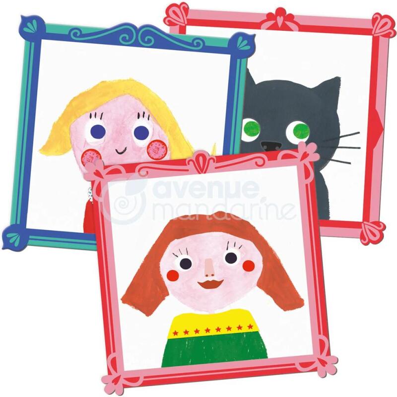 Coffret créatif, Portraits de famille - Multicolore