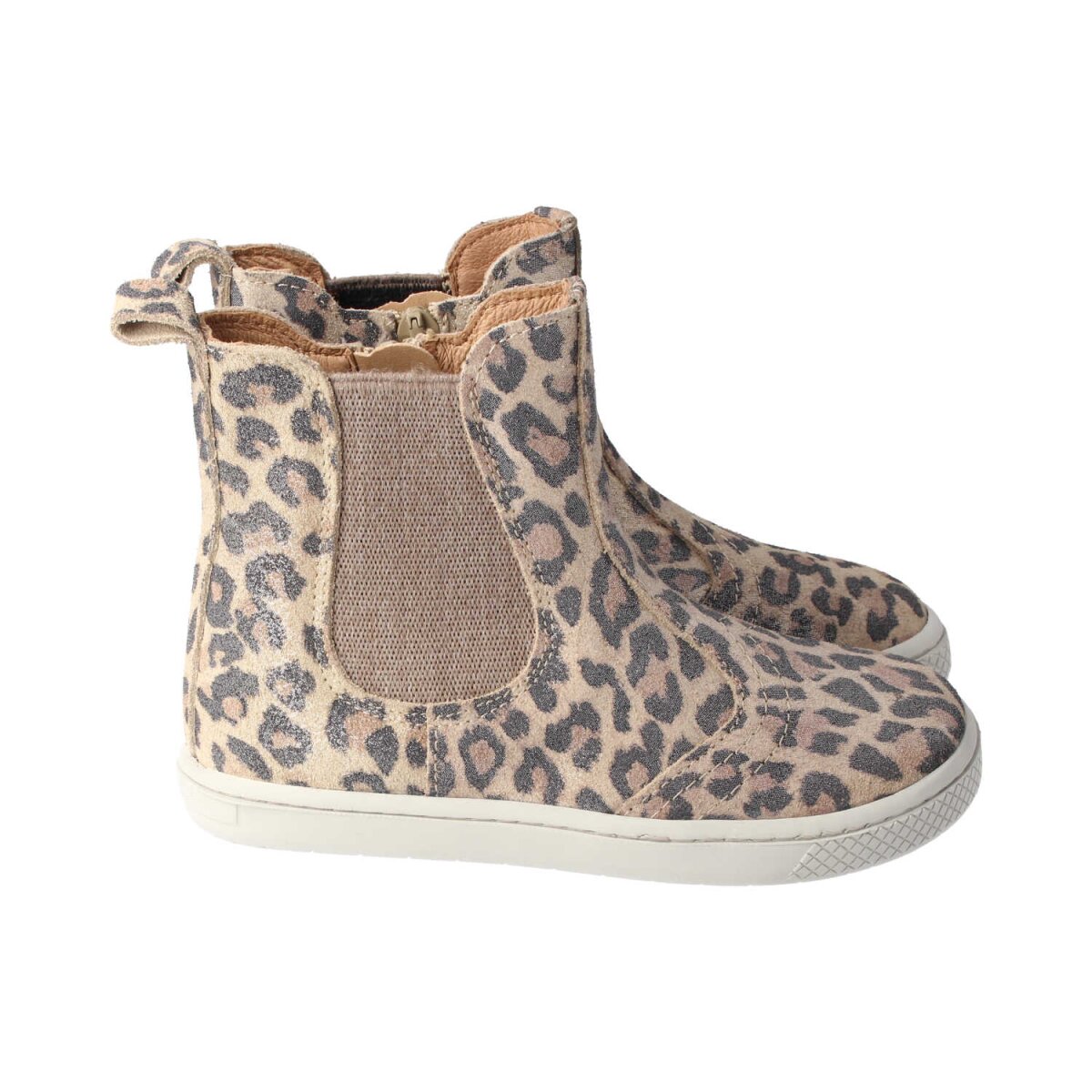 ML4110-99 glitter leo CHELSEA-CITY nappa leather zipper Weite/M