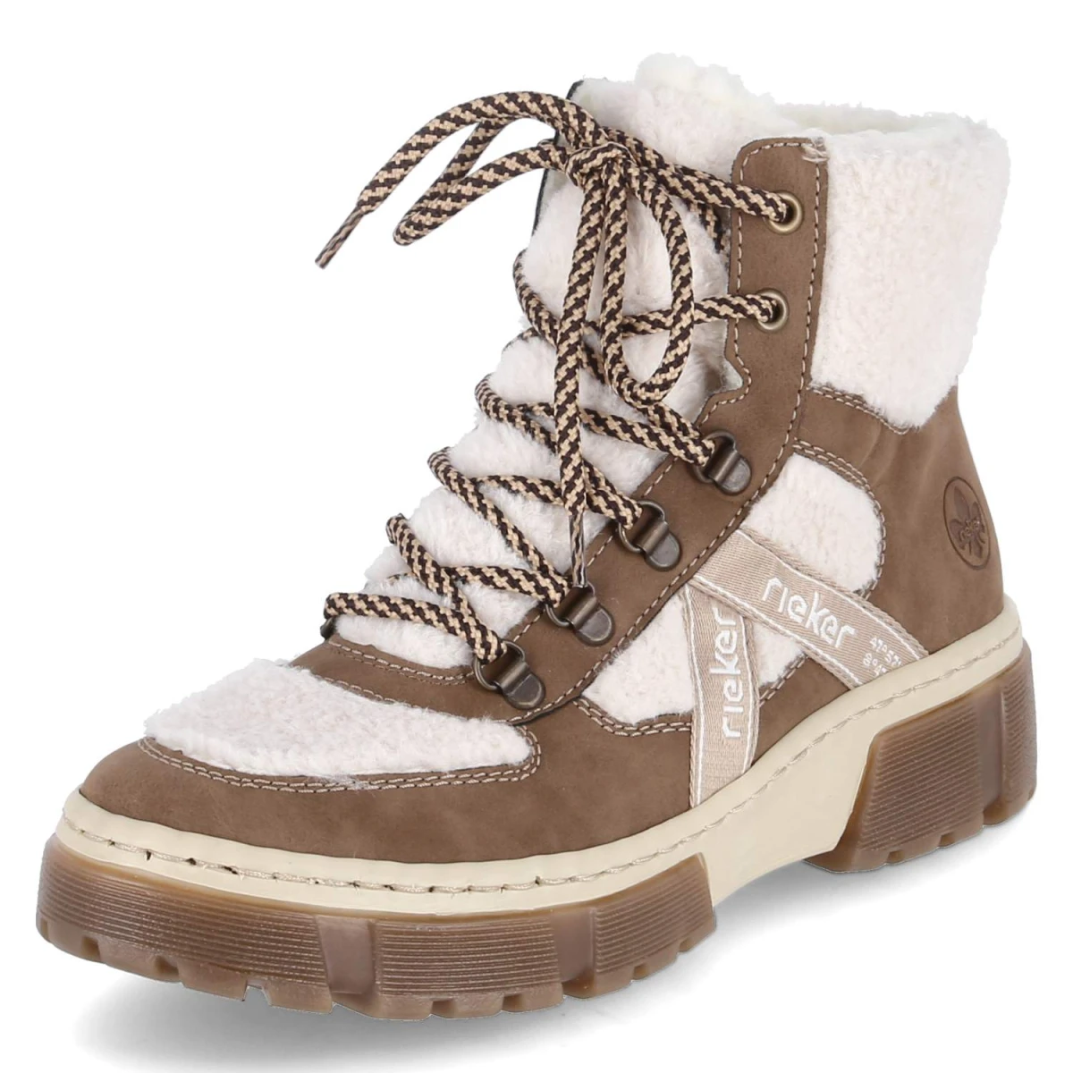 RiekerWinterstiefeletten - beige kombi