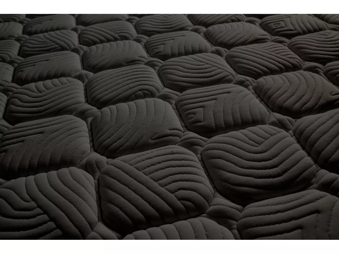 Matelas Mousse à memoire de forme Air Black, 27 cm - Moonia