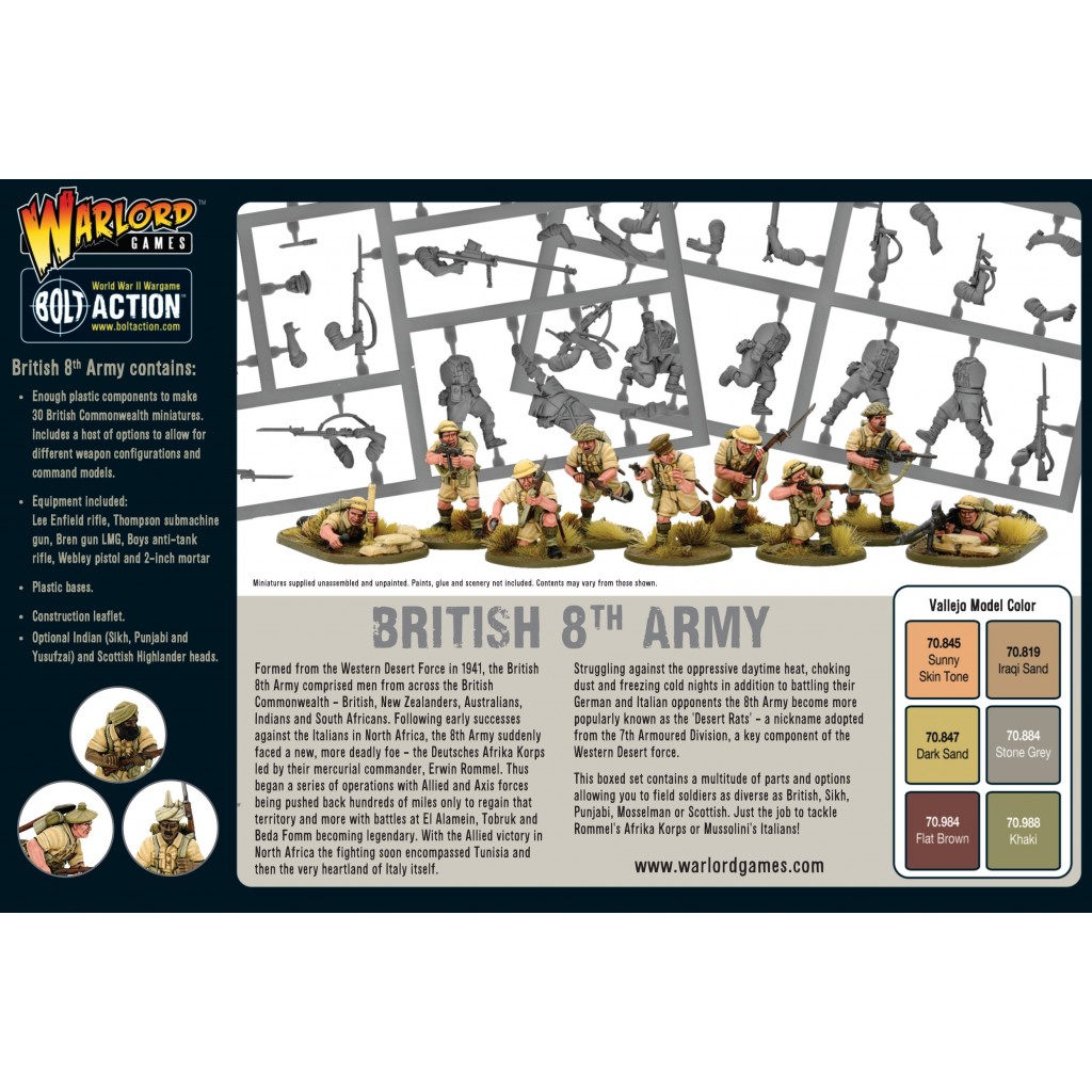 Bolt Action - British 8th Army