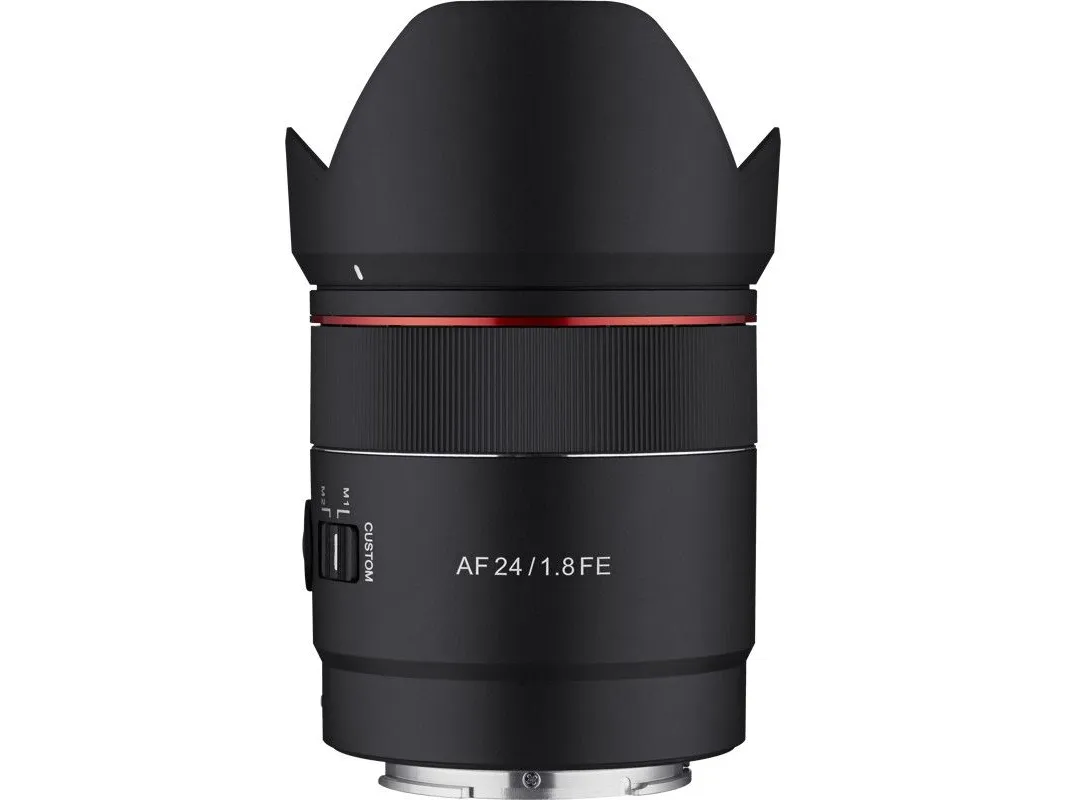 Samyang AF - Vidvinkel objektiv - 24 mm - f/1.8 FE - Sony E-mount - for Sony Cinema Line; a VLOGCAM; a1; a1 II; a6700; a7 IV; a7C; a7C II; a7CR; a7R V; a9 III
