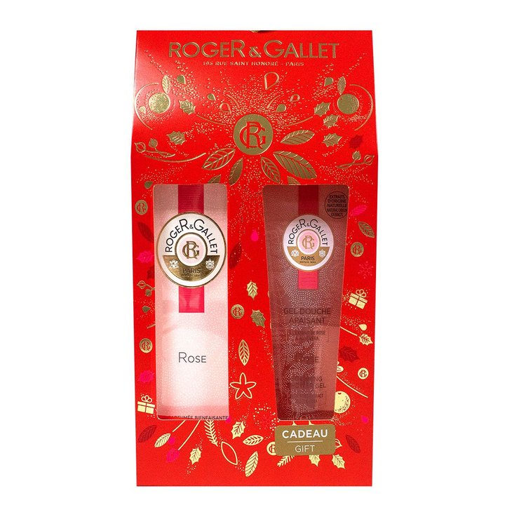 Coffret Rose eau parfumée 30ml + gel douche 50ml offert