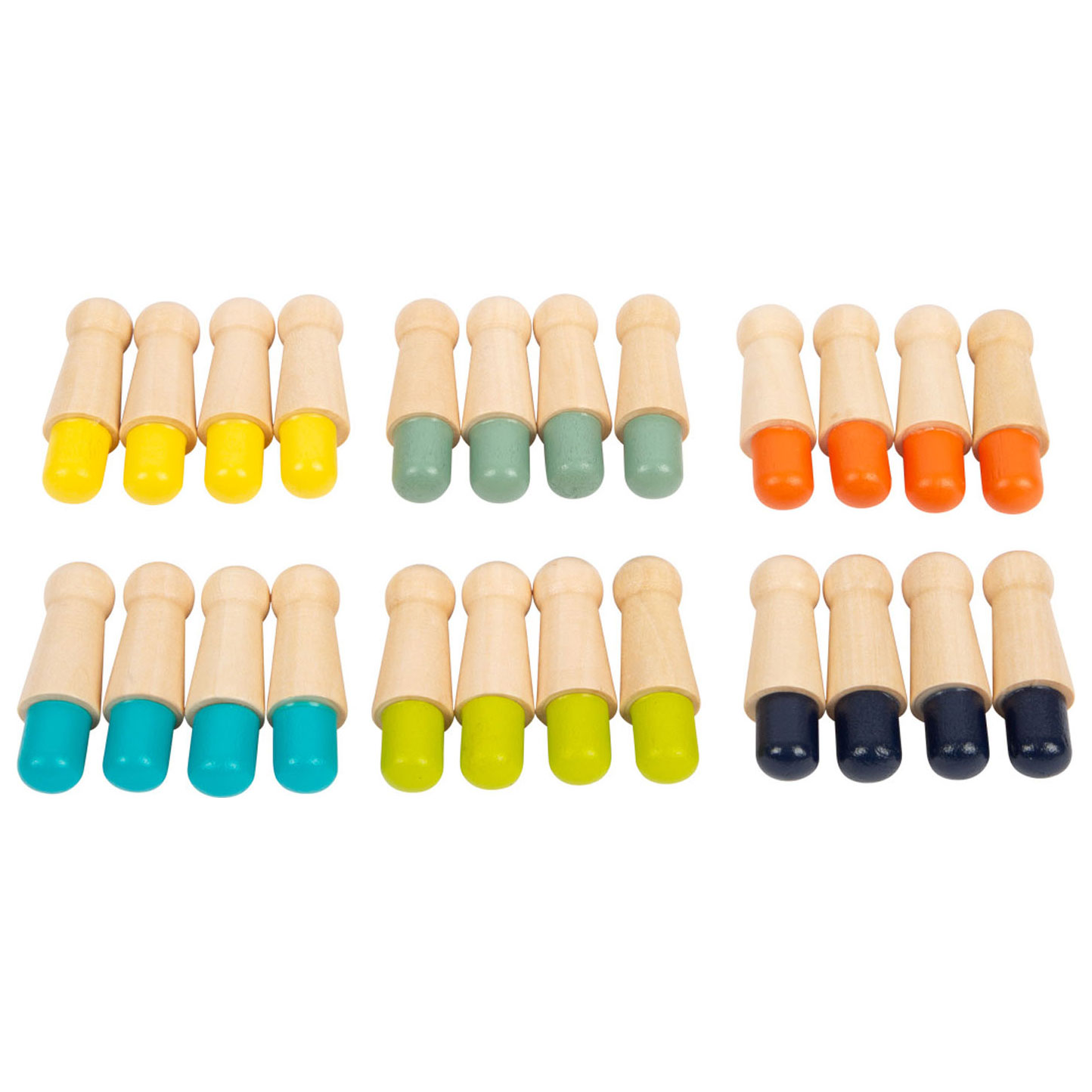 Small Foot-Houten Kleuren Memo Spel