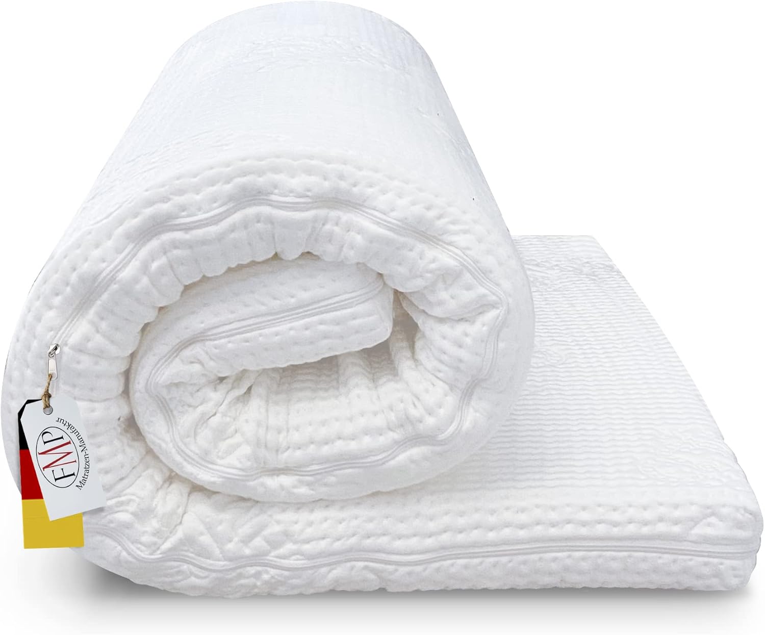 viscoelastische Comfort Matratzenauflage RG 55 Visco-Topper 8cm hoch 160x190cm Weiß