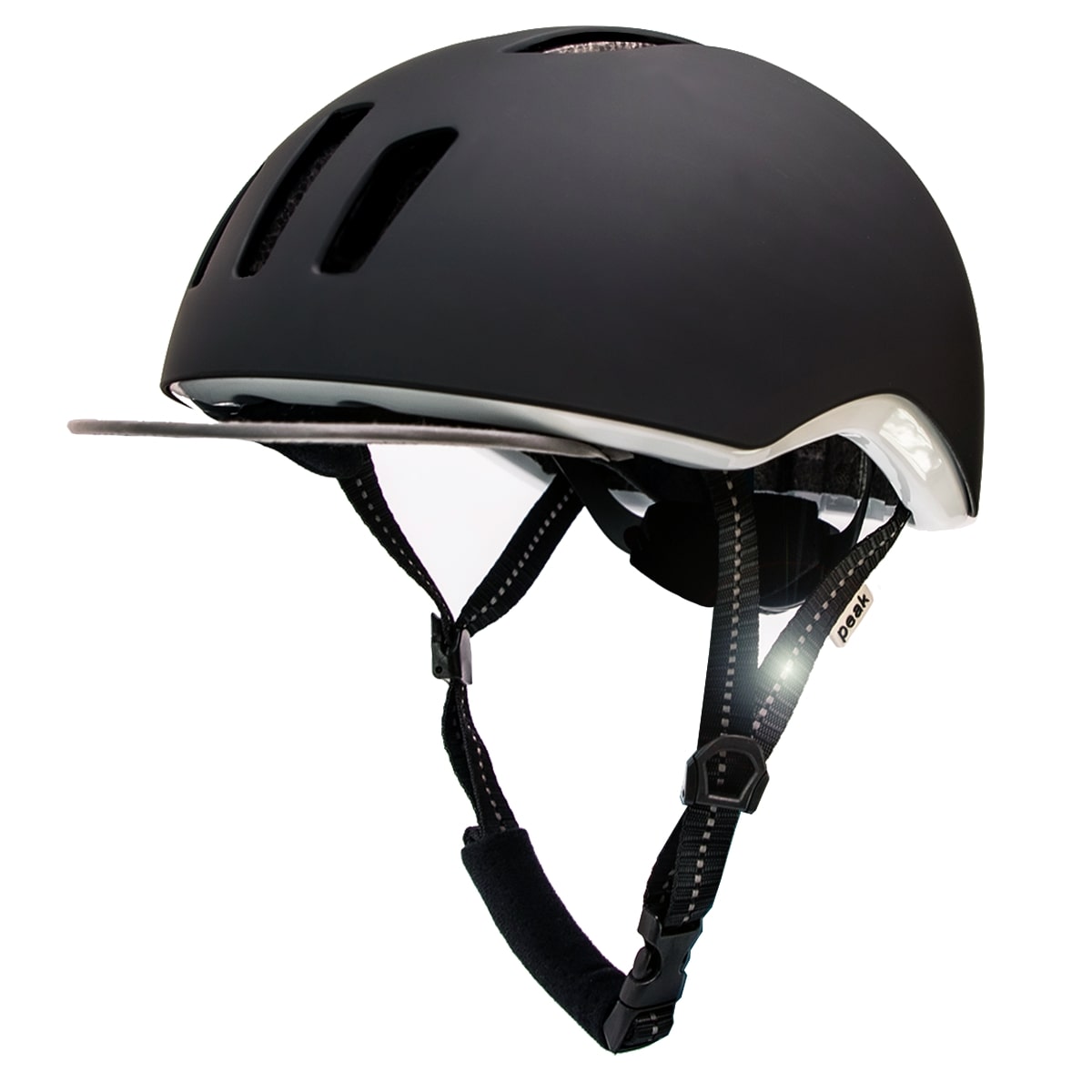 Capacete urbano para homens e mulheres | Preto, Tamanho 53-59cm | Crazy Safety | EN 1078