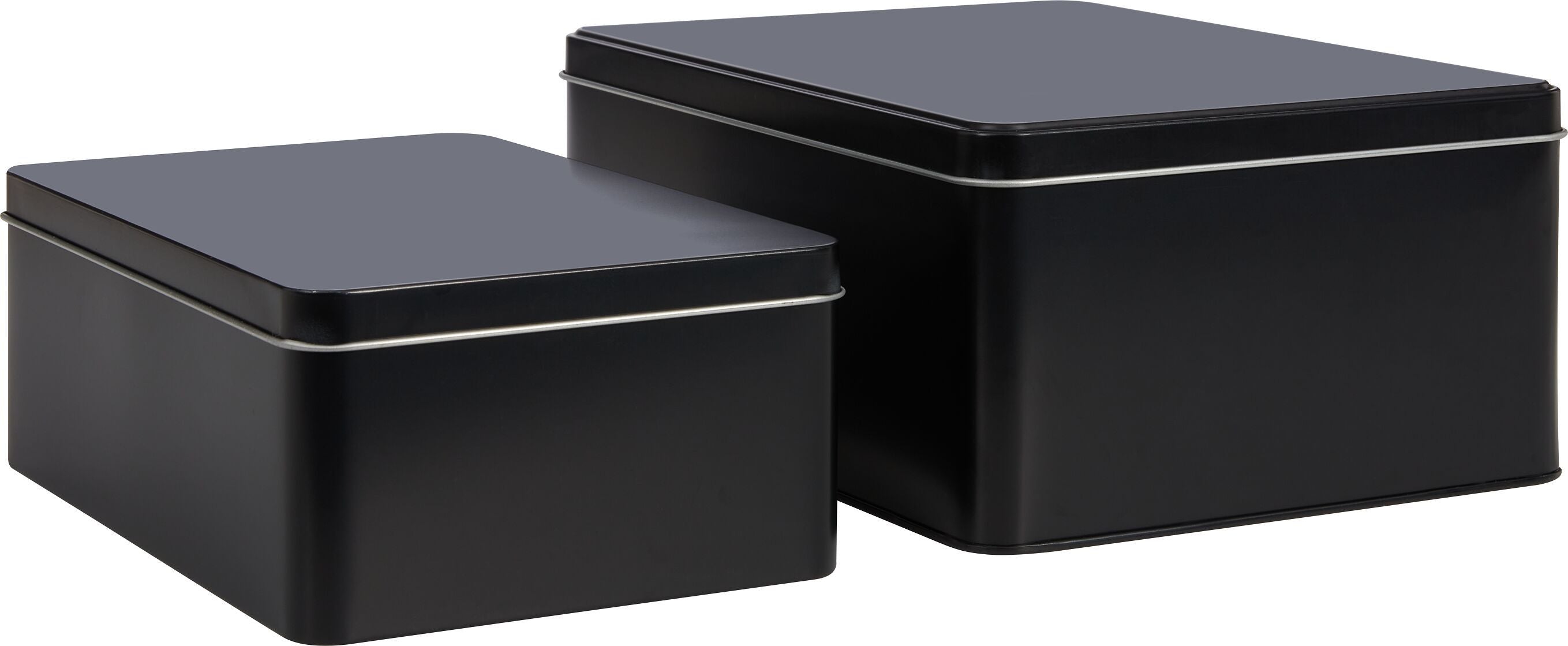 BASTIA Gebäckdosen-Set - Schwarz