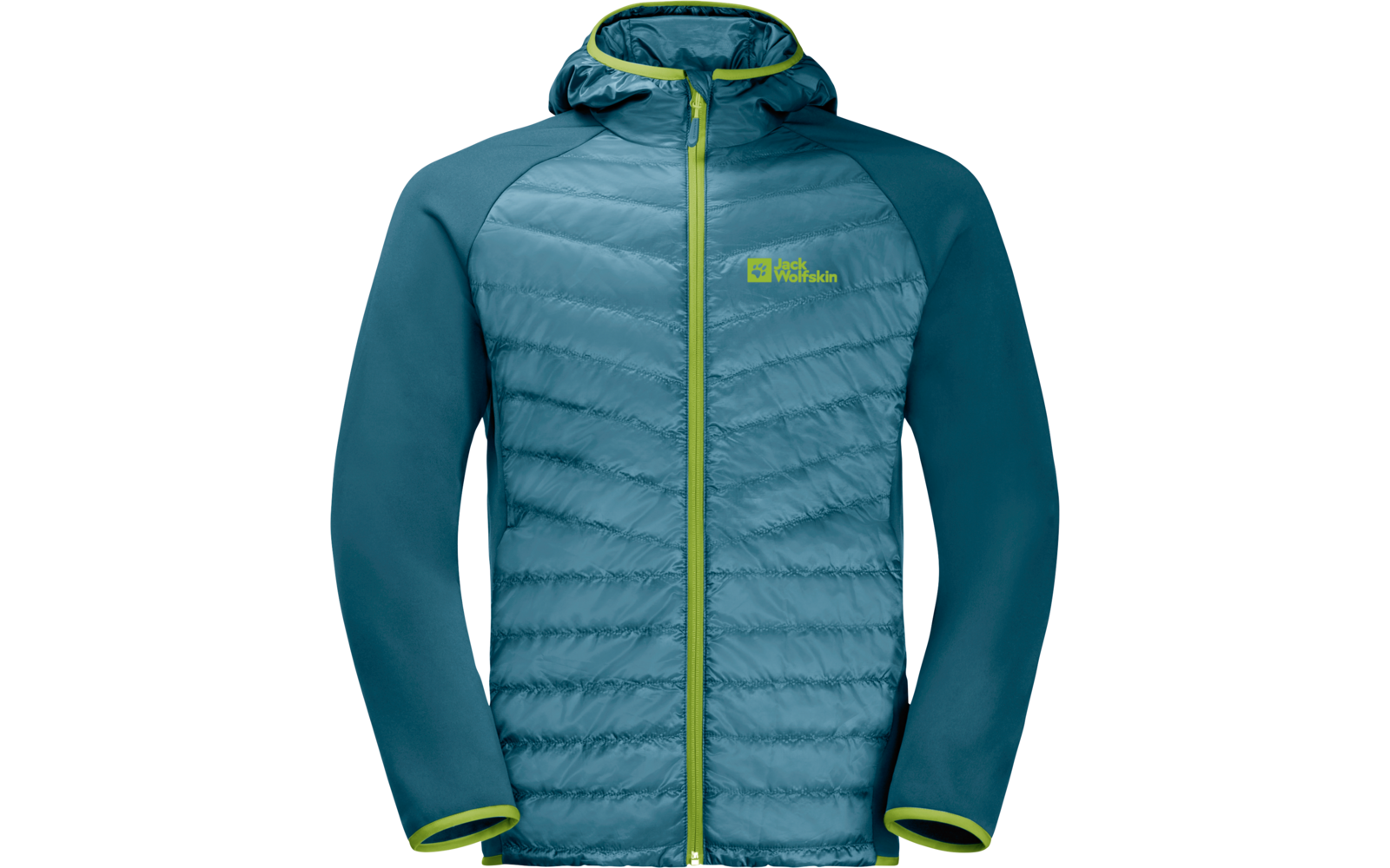 Jack Wolfskin Routeburn Pro Hybrid Herren Übergangsjacke fresh green