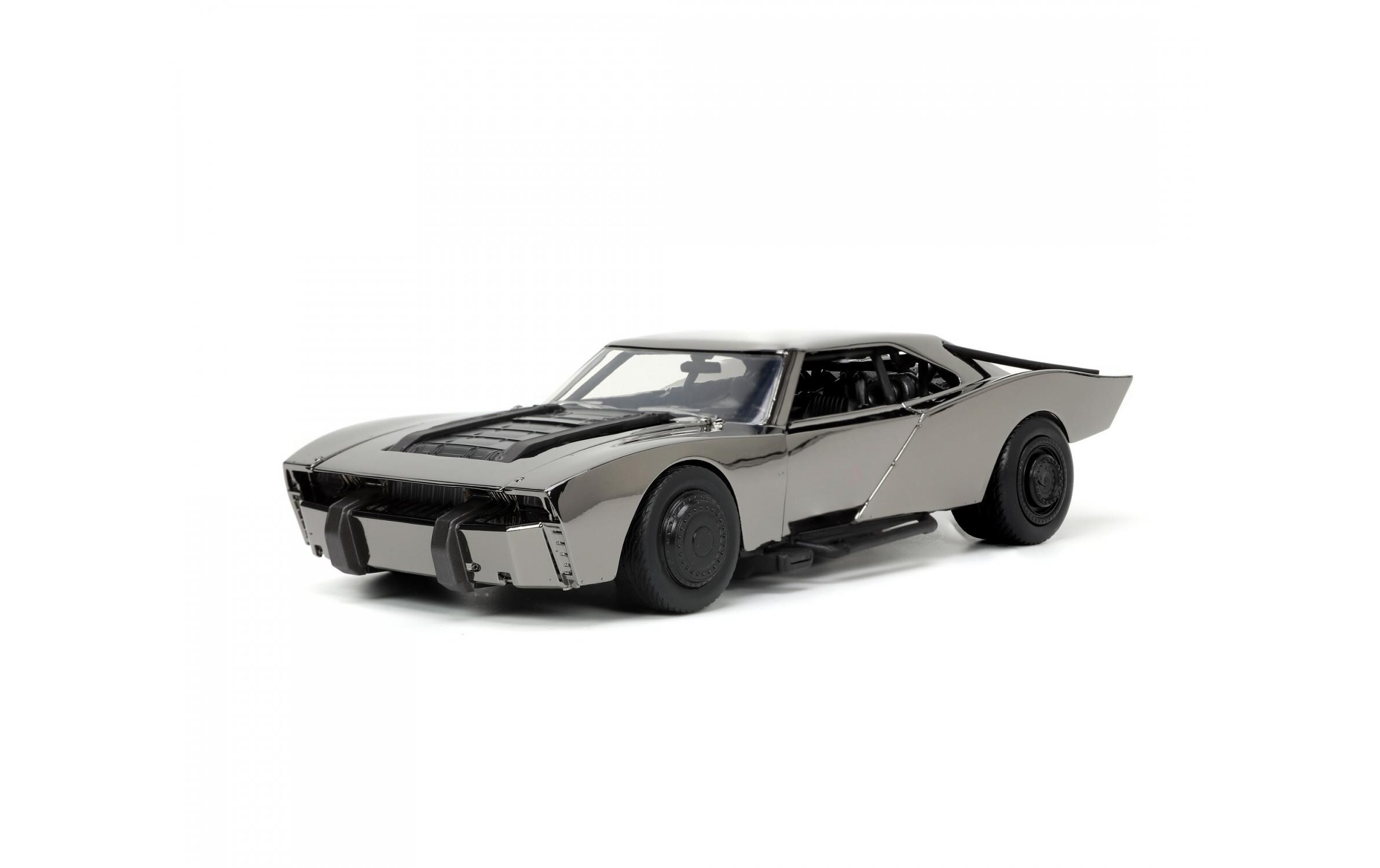 Batman Batmobile 2022 Comic Con 1:24Hochdetailliertes Batmobil Modellauto inklusive Batman Figur