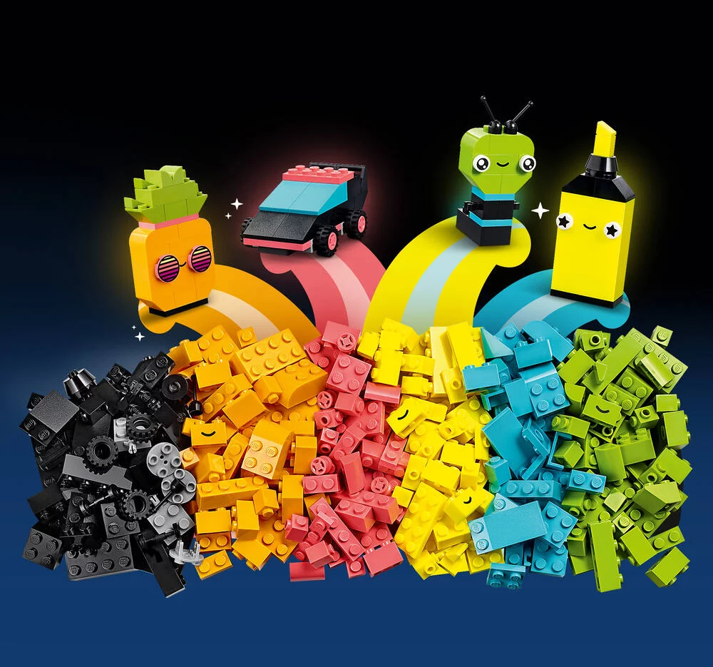 LEGO®CLASSIC 11027 - L’AMUSEMENT CREATIF FLUO