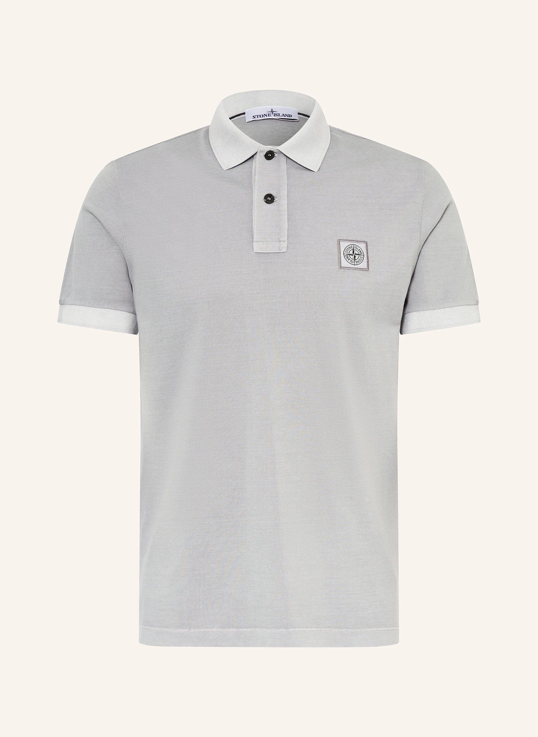 STONE ISLAND Piqué-Poloshirt Slim Fit