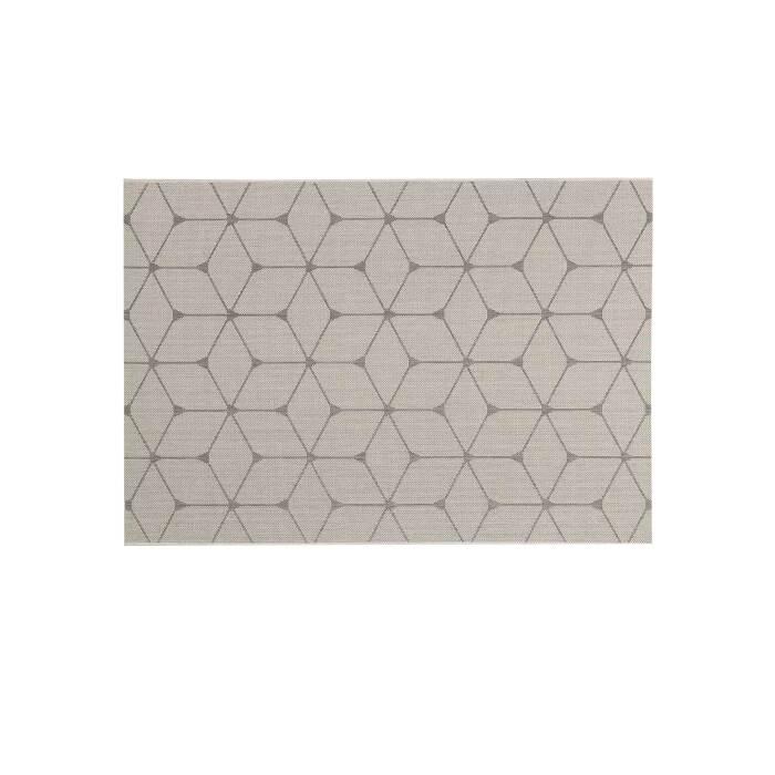TAPIS RECTANGLE 120X170CM TISSE PLAT HEXAGON