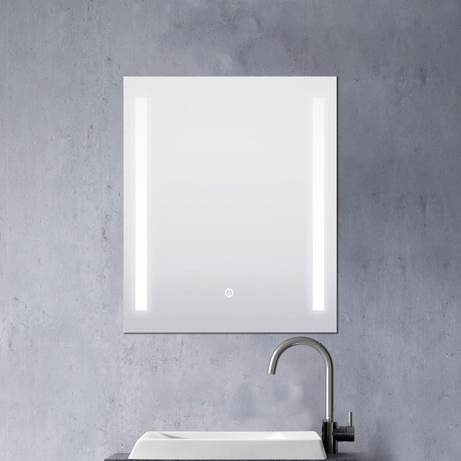 LED-Spiegel - dimmbar - 61x81 cm