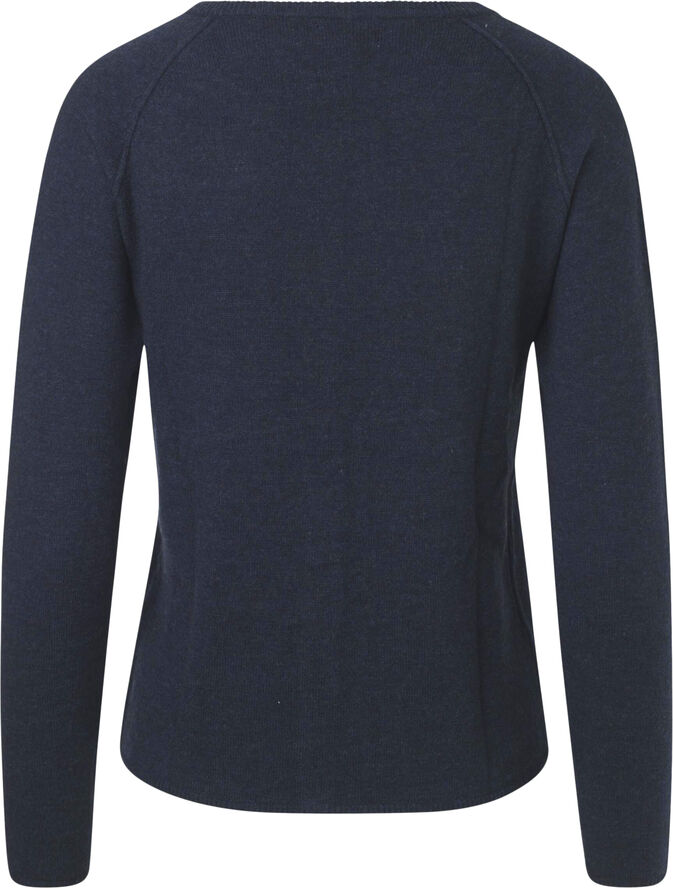 Rosemunde Cashmere Cardigan ls Dark navy melange